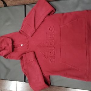 Adidas sweatshirt Boys dark red medium